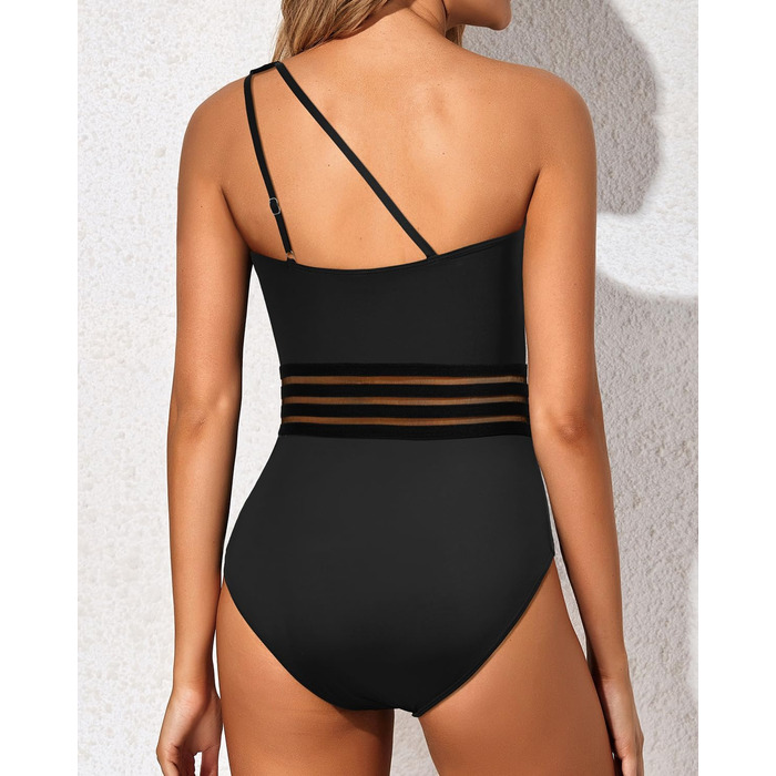 Чорний купальник Holipick з сіткою для жінок (класичний)