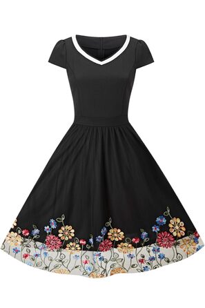 Сукня Rockabilly AXOE: святкова, з тюлю, A-силует, для вечірок та гостей на весіллі, F09 L