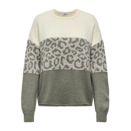 Жіночий в'язаний светр ONLY Whitecap Gray