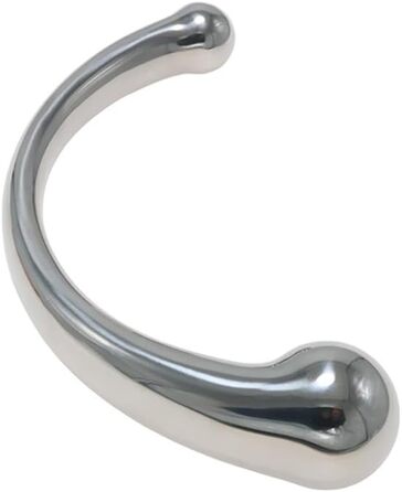 Анальний масажер Jomyu з нержавіючої сталі з подвійним наконечником для масажу простати (G-точка) - BDSM іграшка для чоловіків та жінок