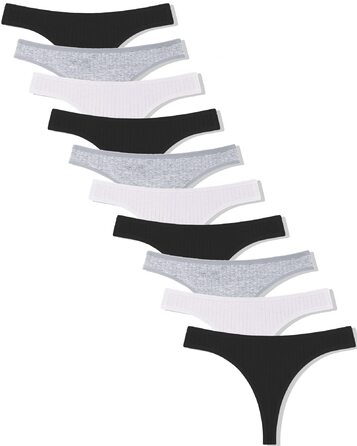 Сексуальна жіноча білизна FINETOO: 10 шт. Танга з бавовни, S-XL