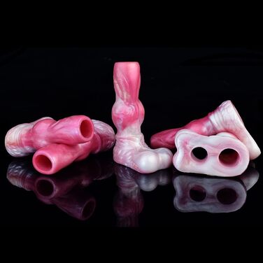 Реалістичний дилдо-манжета для чоловіків Jixaxe: збільшення, затримка еякуляції, з рідкого силікону