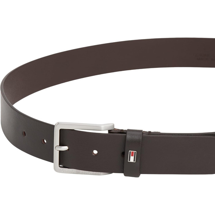 Чоловічий шкіряний ремінь Tommy Hilfiger Olivier 3.5 Ext AM0AM13755, коричневий (Testa Di Moro)