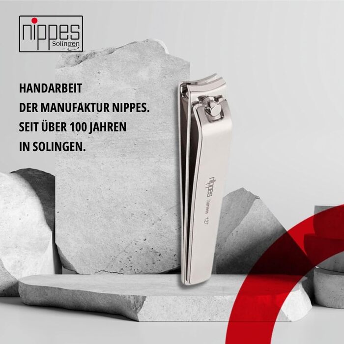 Набір кусачок для нігтів Nippes (2 предмети) зі сталі в шкіряному чохлі для рук та ніг