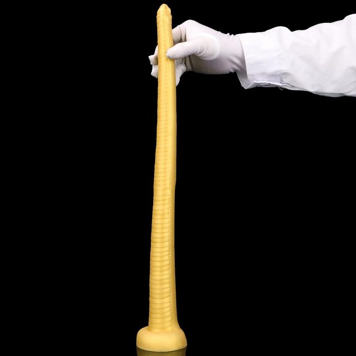 Силіконовий дилда-змійка, анальний плагін, для масажу простати та G-точки, великий розмір, 50.8 см, для чоловіків та жінок