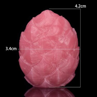 Секс-іграшки Liebeskugeln Alien-Sporen Eier: силіконові кулі для стимуляції, 3 шт. (рожеві)