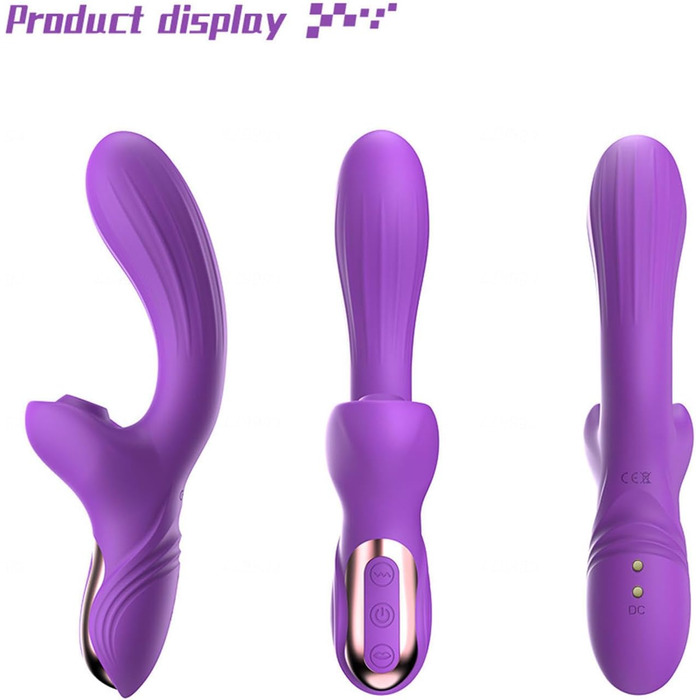 Вібратор жіночий Sexspielzeug Rabbit, 10 режимів, чорний