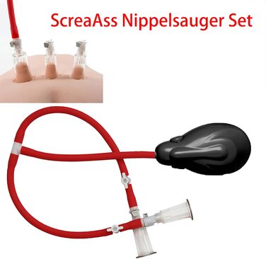 Електричний набір для стимуляції клітора та сосків з вакуумним насосом, професійний набір для вагінальної та соскової стимуляції, для жінок, SM-іграшка