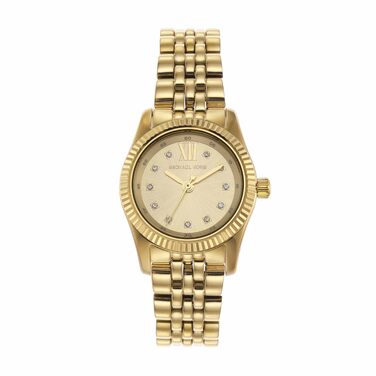 Жіночий годинник Michael Kors Lexington, 26мм, кварцовий механізм, сталевий браслет золотистого кольору