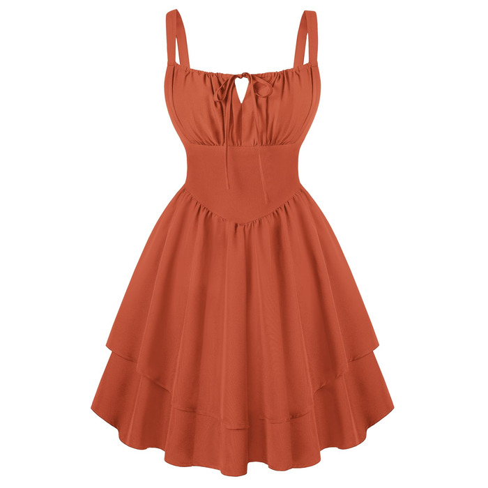 Сукня-корсет Soerkleid Scarlet Darkness Daen Коралова, Розмір XXL. Елегантна сукня для вечірки, коктейлю та пляжу.
