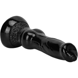 Великий дildo чорного кольору з потужним присоском, дildo у вигляді тваринного/монстра, для анального сексу, преміум-якість, для чоловіків та жінок