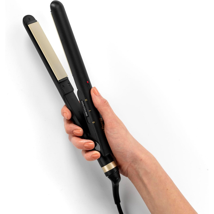 Випрямляч для волосся BaByliss Ceramic ST089E 2-в-1 (випрямлення та завивка), керамічне покриття, 200-230°C, універсальна напруга для подорожей, чорний