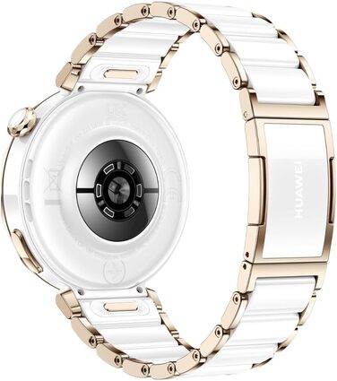 Смарт-годинник Huawei Watch GT 5 Pro 42mm біла кераміка: ЕКГ, GPS, моніторинг здоров'я, до 14 днів автономності, Bluetooth, iOS та Android