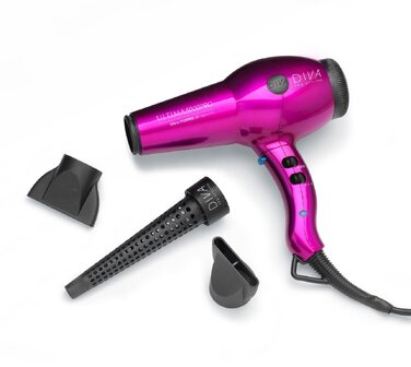 Професійний фен для волосся DIVA Pro Styling Ultima 5000 Pro, 2200 Вт, AC-мотор, фіолетовий