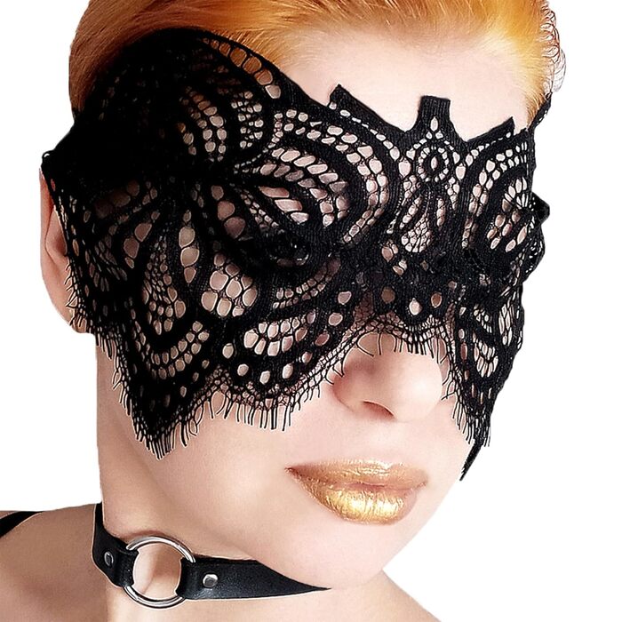 Чорна мереживна маска для жінок з блакитними стразами – венеціанська маска для маскарату, карнавалу, Хелловіну, вечірки, Фашинг, бал, ручна робота, елегантна маска для очей (Чорний (без стразів))
