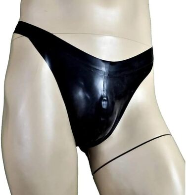 Чоловічі латексні футболки з гуми ODITE, прозорі, коричневі, XL