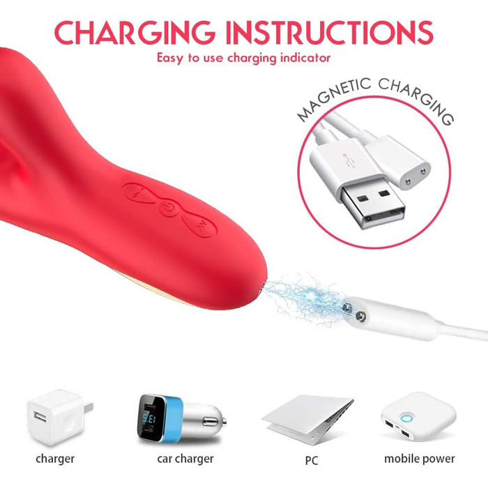 Вібратор Rabbit 2-в-1 для стимуляції вагіни та клітора, 49 швидкостей, 14 режимів вібрації, 25 см, для жінок та пар