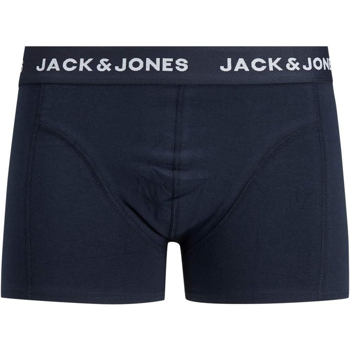 JACK & JONES труси боксерські чоловічі 7 шт. в наборі (синій, сірий, червоний, темно-синій, чорний)