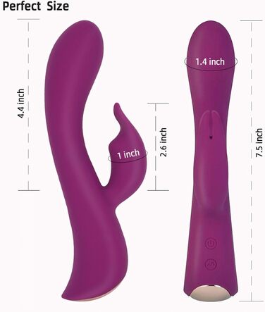 Вібратор для жінок Sexspielzeug Rabbit – 10 режимів, рожевий