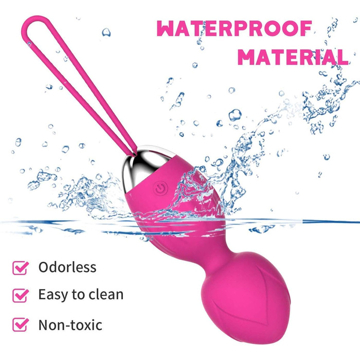 Тренувальні кулі для вагіни Beckenboden (Кегель) - рожеві. Для зміцнення м'язів та реабілітації.