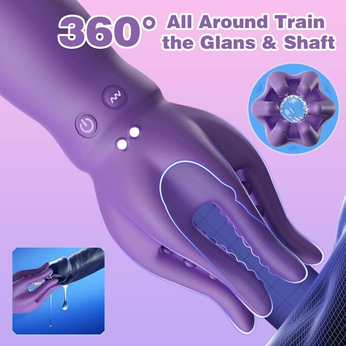 Вібраційний анальний дildo 2-в-1 з 9 режимів вібрації та стимулятором для чоловічих та жіночих статевих органів