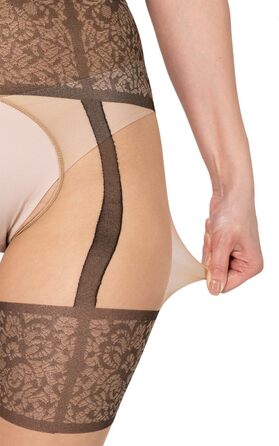 Шкарпетки-шкарпетки з візерунком BANANALU з відкритим кроком 20 Den XL Daino/Nero - 3 шт.