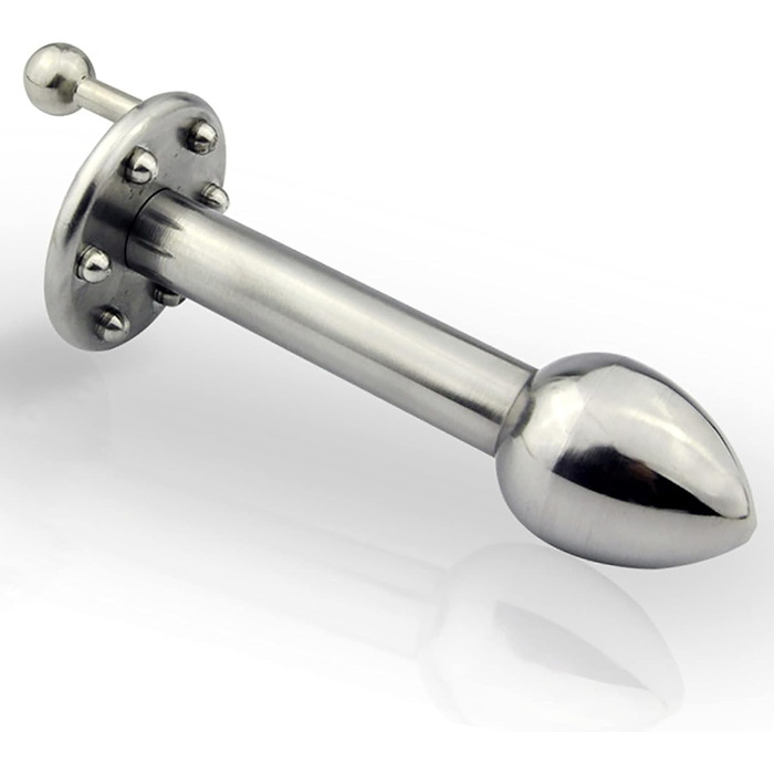 Анальний масажер ScreaAss з нержавіючої сталі, подвійний наконечник, для масажу простати та стимуляції G-точки