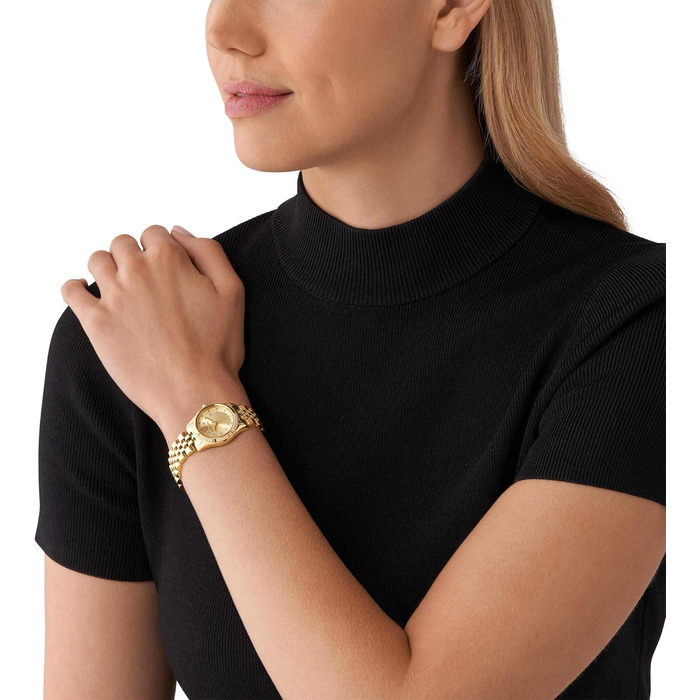 Жіночий годинник Michael Kors Lexington, 26мм, кварцовий механізм, сталевий браслет золотистого кольору