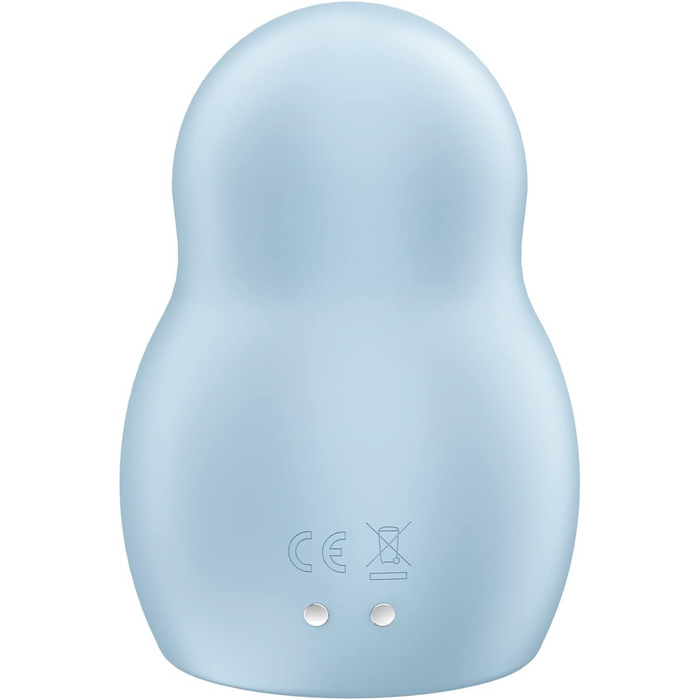 Вібратор Satisfyer Pro To Go 1 | Подвійний мотор | Компактний, перезаряджається | Водостійкий (IPX7) | Вібратор-імпульс | Інтимна іграшка для жінок, універсальний розмір (Світло-блакитний)