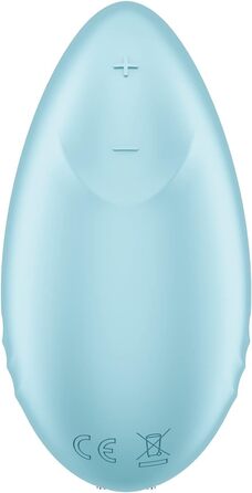 Satisfyer Tropical Tip Connect: Вібратор для клітора з Bluetooth, водонепроникний (IPX7), силіконовий, блакитний