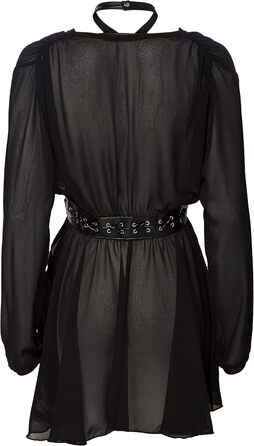 Чорне мереживне плаття Noir з бантиком, розмір 3XL