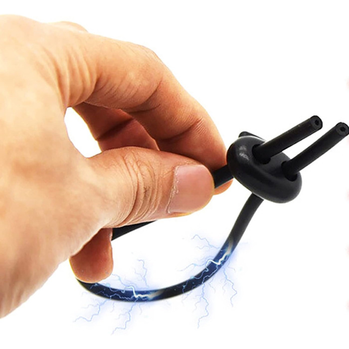 Вібруючий анальний плагін з електричним шоком, кільце для статевого члена та кільце для головки, анальний розширювач, вібруючий статевий іграшок для чоловіків