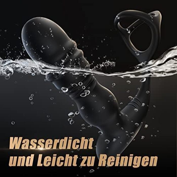 Анальні вібратори для чоловіків: дildo-вібратор, анальний плагін з 7 функцій, стимуляція простати, кільце для пеніса. Іграшки для пар.
