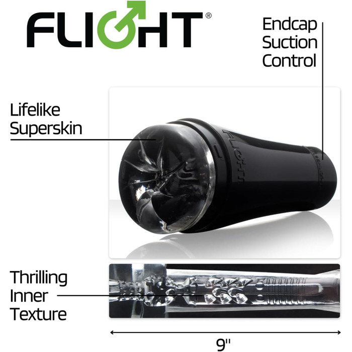 Fleshlight Flight Pilot - Реалістичний мастурбатор з SuperSkin, сексуальна іграшка