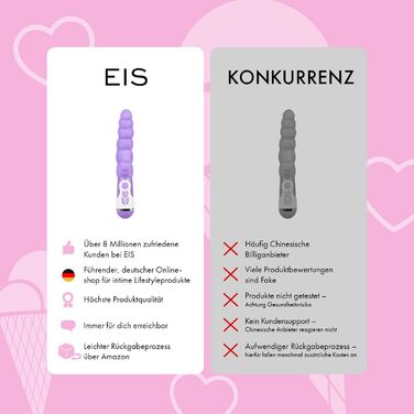 EIS Lustraupe - вібратор кролик, 10 програм, силікон, вологостійкий