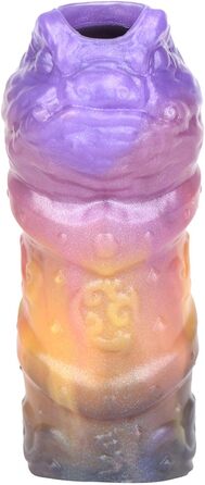 Секс-іграшка для чоловіків: силіконовий гінзент з кільцем для яєчок та відкритим наконечником для збільшення статевого члена та підтримки ерекції