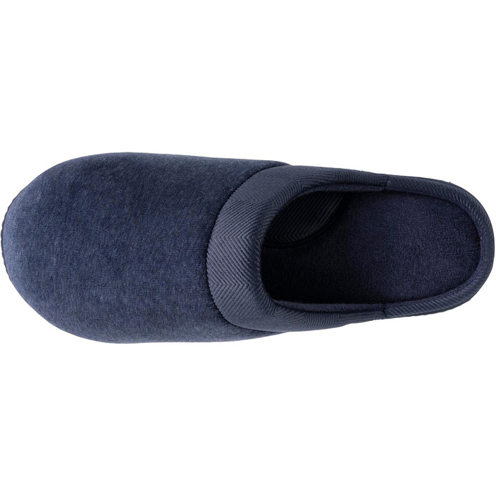 Чоловічі домашні капці-пантолети Isotoner з ефектом пам'яті Memory Foam, легкі та комфортні, темно-сині (розмір 44 EU)