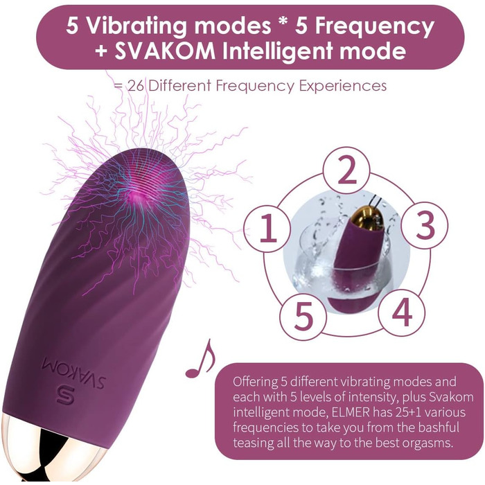 Вібратор Deluxe Vibro Ei з дистанційним керуванням: тихий, потужний, 26 режимів вібрації, стимулятор G-точки та клітора, анальний вібратор-дилда, іграшки для пар