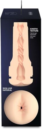 Мастурбатор Kiiroo Feel Stroker Extra Tight для анального сексу, чорний, 22,3x8,5 см