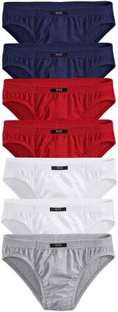 7 трусиків чоловічі H.I.S. у коробці, бавовна, тижневий запас (5 шт., кольоровий набір)