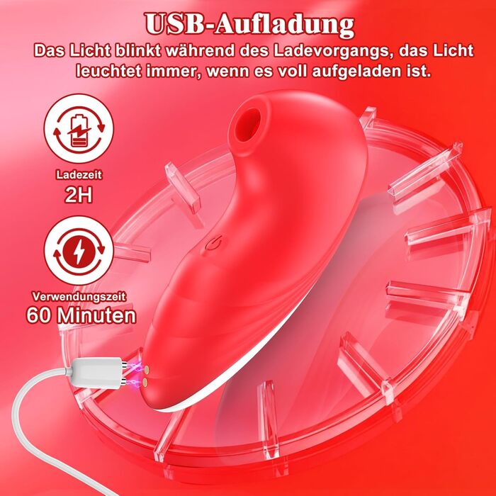 Вібратор жіночий силіконовий Claret з 7 режимами вібрації, безшумний та потужний для стимуляції