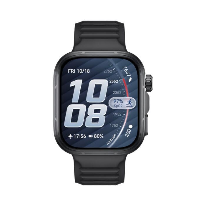 Смарт-годинник Huawei Watch FIT 3 (Standalone, Чорний) — 4,7 см дисплей, NFC, GPS, моніторинг серця та SpO₂, захист 5 ATM, до 10 днів автономності
