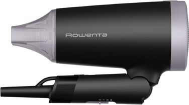 Фен для волосся Rowenta Express Style CV1801, 1900 Вт, з концентратором та режимом холодного повітря, чорний/фіолетовий