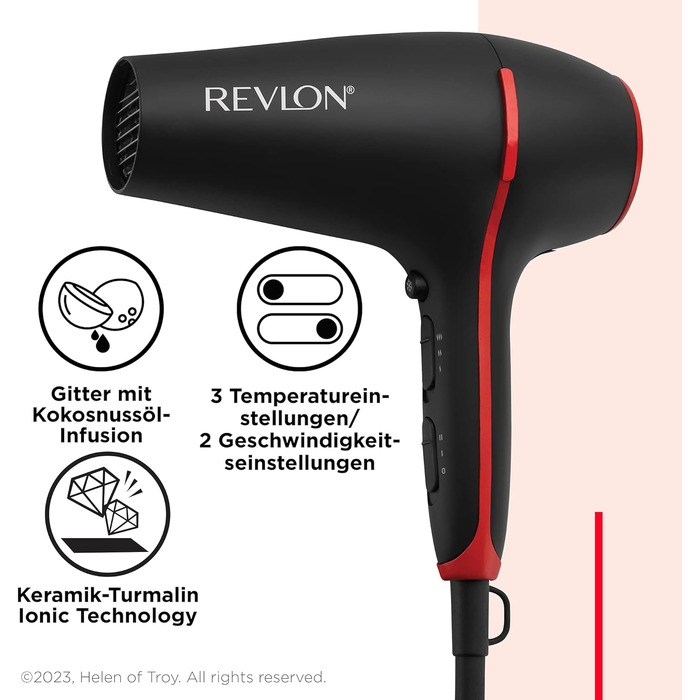 Фен для волосся Revlon Fast & Light RVDR5823 SmoothStay — професійний, швидка сушка