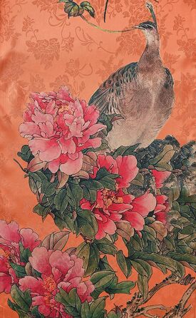 Жіночий халат Ledamon з квітковим принтом - довгий, класичний халат/піжама (один розмір, золотистий)