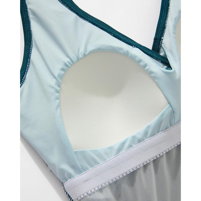 Сексуальний купальник RXRXCOCO V-подібний виріз, корегуючий животик, з відкритою спиною, з чашками, сапфірово-синій