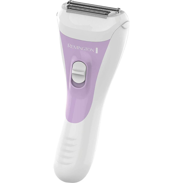 Жіноча бритва Remington smooth&silky WSF5060 для обличчя та тіла, з насадкою для бікіні та Aloe Vera, для вологого та сухого гоління, білий/фіолетовий