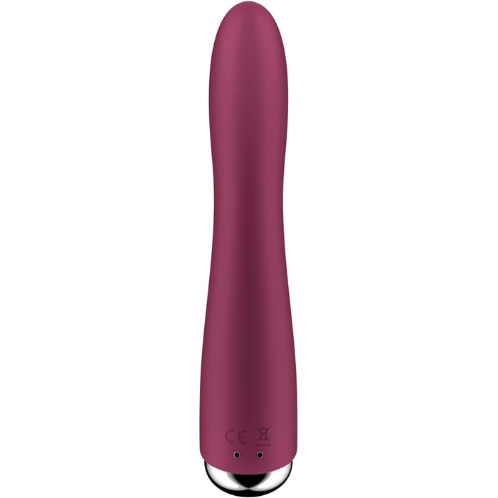 Вібратор Satisfyer Spinning Vibe 1 G-Punkt | 12 вібрацій та 5 програм обертання | Для жінок | Водостійкий (IPX7) | (Полуниця)