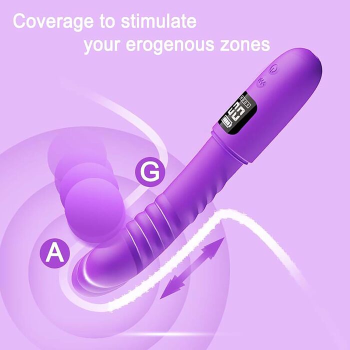 Вібратор для жінок з функцією імпульсу, тихий масажер G-точки з 10 режимами вібрації, силіконовий секс-іграшка для жінок та пар, подарунок у дорогу LZYLWC