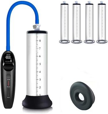 Електрична вакуумна помпа для чоловіків Guspiun Smart – тренажер для збільшення та покращення ерекції, 8 режимів, з функцією випуску повітря